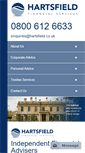 Mobile Screenshot of hartsfield.co.uk